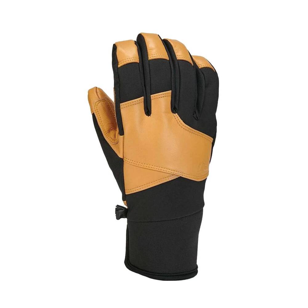 NEW GORDINI men's mtn crew gloves in black/yellow